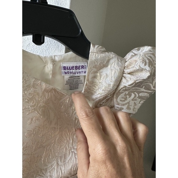 Blueberi Boulevard  Holiday  Flower Girl‎ Dress, 4 EUC - Picture 4 of 6